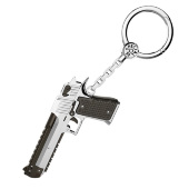 Брелок  из серебра пистолет Desert Eagle Zancan EXP 081