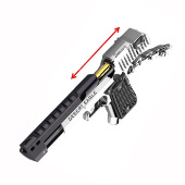 Колье подвеска из серебра пистолет Desert Eagle  Zancan EXC 500