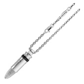 Колье подвеска из серебра и вставками из шпинеля Zancan EXC 453