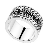 Кольцо мужское  из серебра  Zancan EXA 079