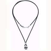 Колье подвеска  из серебра череп Zancan EXC 303
