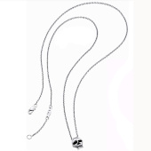 Колье подвеска  из серебра череп Zancan EXC 321
