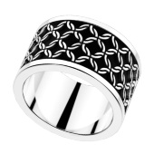 Кольцо мужское  из серебра  Zancan EXA 101