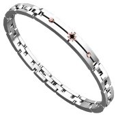 Браслет мужской из стали 316L Zancan EHB 132R Браслет мужской из стали 316L Zancan EHB 132R
