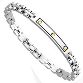 Браслет мужской из стали 316L Zancan EHB 134 G Браслет мужской из стали 316L Zancan EHB 134 G