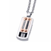 Колье подвеска  из серебра и золота  Zancan EXC-156 R 50